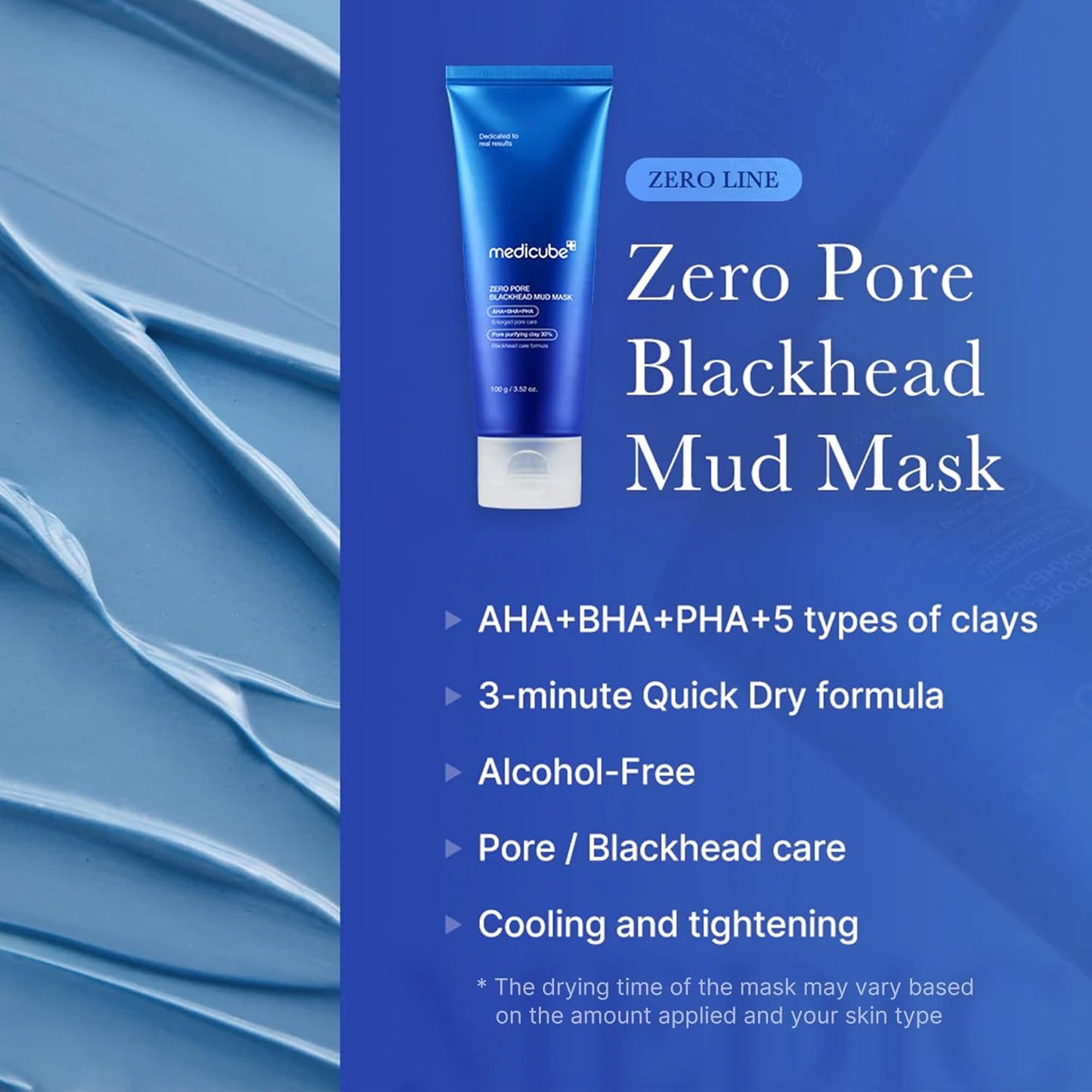 Zero Pore Blackhead Mud Facial Mask